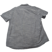 Chemise Lee grise unie stretch manches courtes taille L 2 poches homme