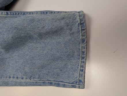 Jean Lee Homme Vintage Bleu Clair W32 L32 Denim Robuste Pantalon Droit