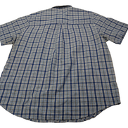 Chemise Chaps manches courtes bleu à carreaux taille L #229msch