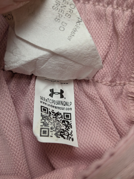 Short Under Armour Rose Pâle Coupe Large - Femme Taille XS
