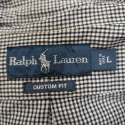 Chemise Polo Ralph Lauren Shirt L Custom Fit Carreaux Noir Button Down