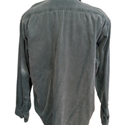 Chemise Surchemise L.L.Bean T.L Doublée Flanelle Toile/Jean Vert Vtg