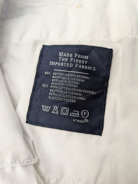 Pantalon chino Polo Ralph Lauren Classic Fit W42 L30 blanc coton Pima