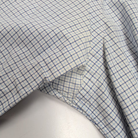 Chemise Ralph Lauren XL LT Bleue Carreaux Classic Fit Shirt Button Down Coton