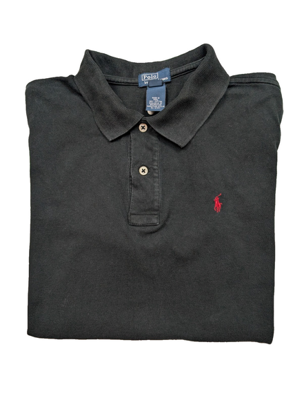Polo manches courtes Polo Ralph Lauren XL 18-20 S noir logo rouge