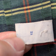 Chemise Polo Ralph Lauren Shirt XL Tartan Vert Rouge Écusson Polo Club Button