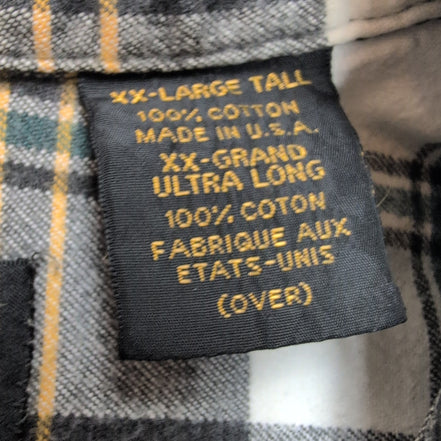 Chemise Eddie Bauer Made in USA 2XL McKinley Cloth Flanelle Épaisse
