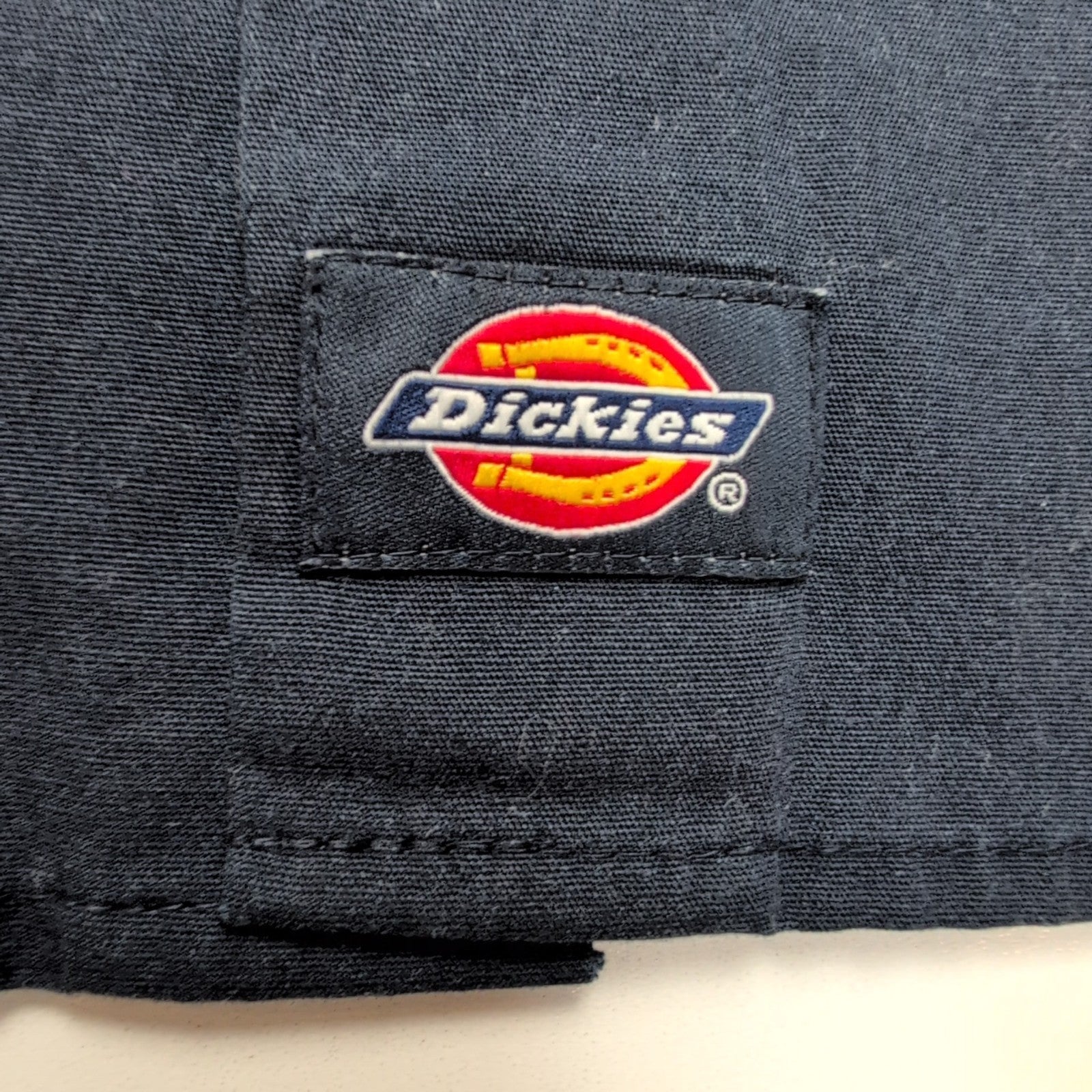 Chemise Dickies 5XL Rare Bleu Marine Workwear Made in Honduras Aérée