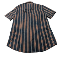 Chemise manches courtes Guess noir à rayures taille M #119msch
