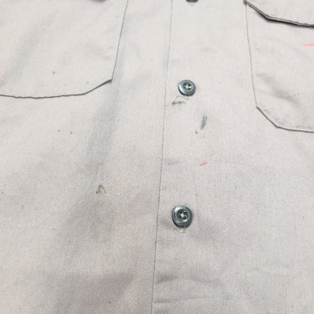 Chemise Dickies 2XL Crème Manches courtes 2 Poches Workwear Poche Stylo
