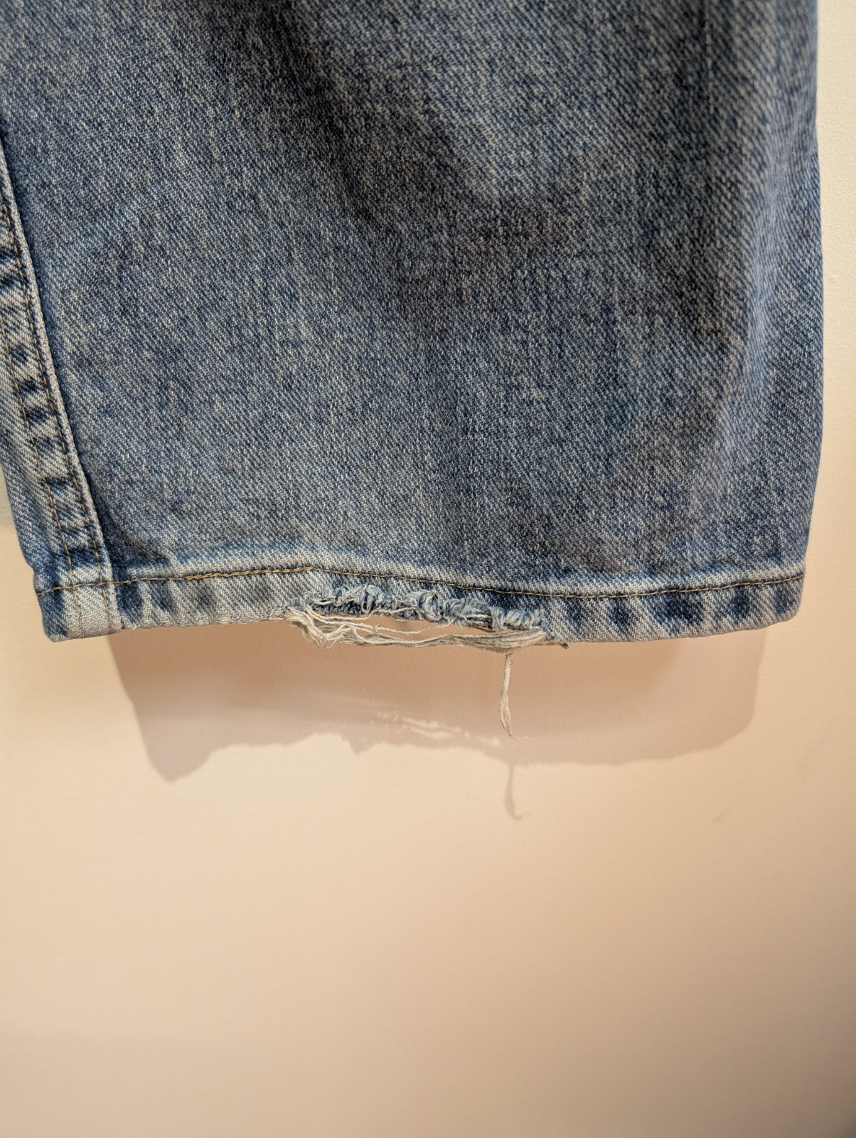 Jean Wrangler Vintage Homme W40 L30 Bleu Clair Denim Coupe Droite Classic Fit