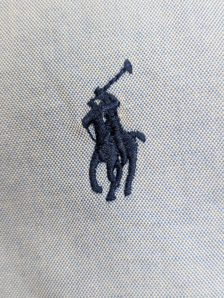 Chemise Ralph Lauren XL XXL Bleu Clair Classic Fit Shirt Button Down