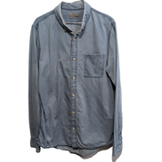 Chemise Calvin Klein bleue jean slim fit taille M #205e