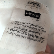 Chemise Levi's L Blanc Jean Coton 2 Poches Boutons Métal Homme