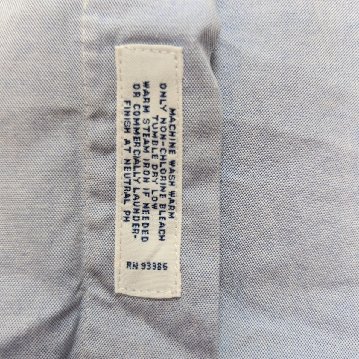 Chemise Brooks Brothers Supima Coton XL XXL Slim Fit Bleu Clair Une Poche