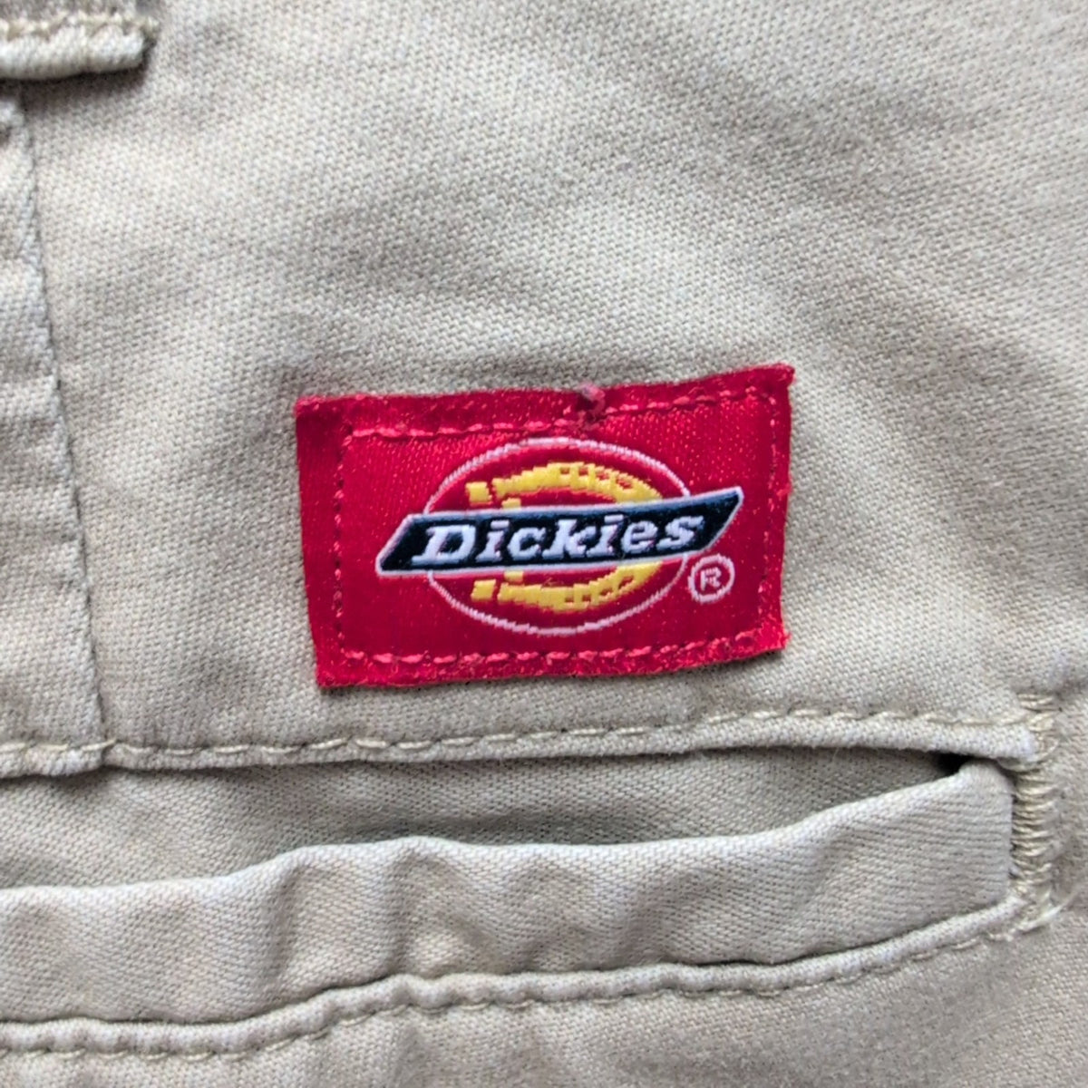 Short Dickies Chino Crème Homme W40 Coupe Droite Très Bon État