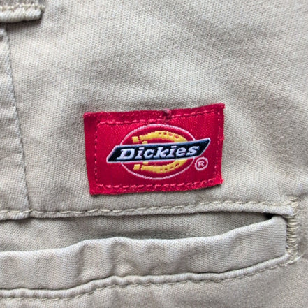 Short Dickies Chino Crème Homme W40 Coupe Droite Très Bon État