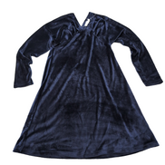 Robe Naf Naf T36 Bleu Marine Velours Stretch Neuve Avec Étiquette