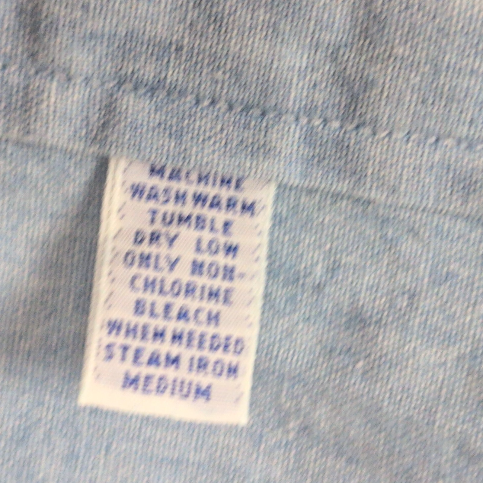 Chemise Ralph Lauren L Bleu Jean Montana 94 B-Bar Ranch WCC Broderie effet Or