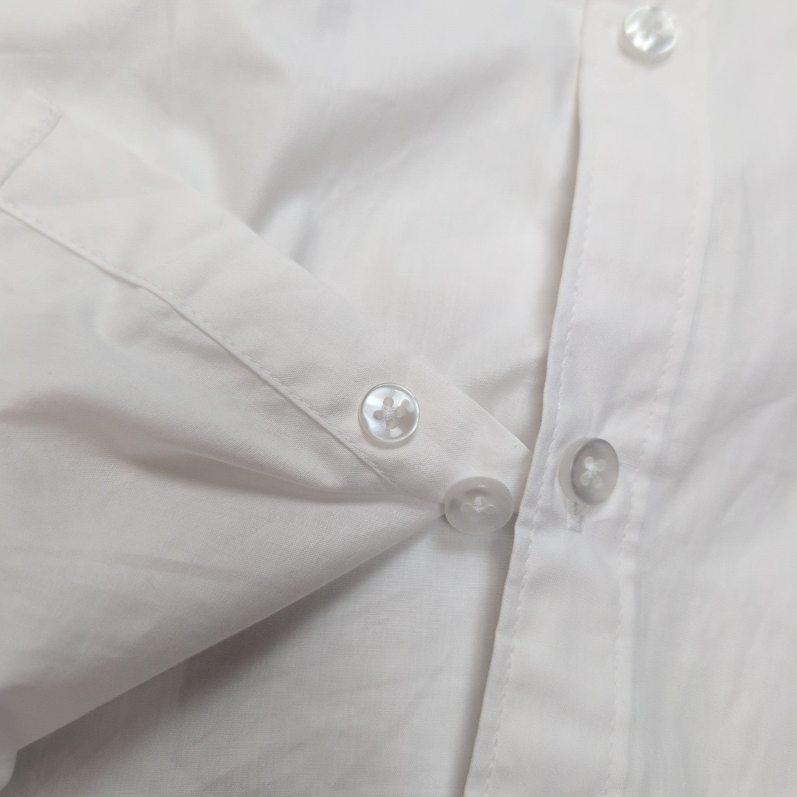 Chemise Todd Shelton L Neuve Étiquette Slim Fit 100% Coton Blanche