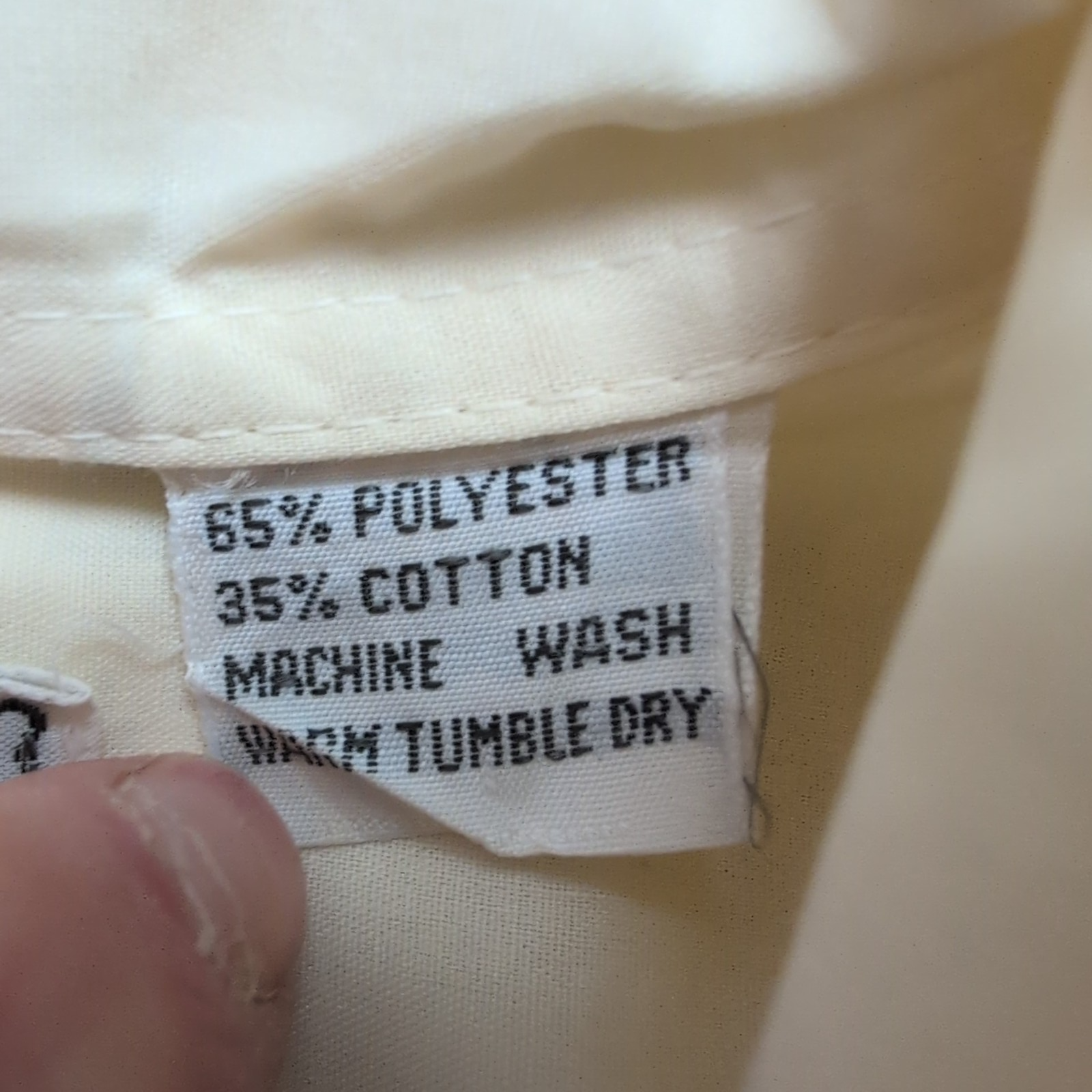 Chemise Hawaïenne Don José M Blanc Cassé 4 Poches Panama Brodée Vintage