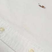 Chemise Ralph Lauren 4XL Blanche Manches Courtes Classic Fit Logo