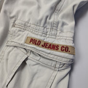 Pantalon cargo Polo Jeans Co Ralph Lauren W36 L34 crème poches militaire
