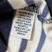 Polo manches courtes Polo Ralph Lauren L bleu marine blanc rayures coton