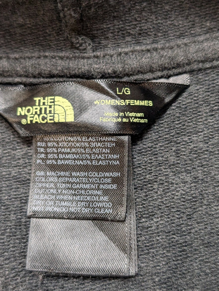 Veste Longue femme THE NORTH FACE Anthracite Rare Plaque Fer capuche - Taille L