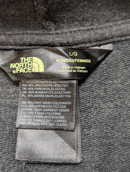 Veste Longue femme THE NORTH FACE Anthracite Rare Plaque Fer capuche - Taille L