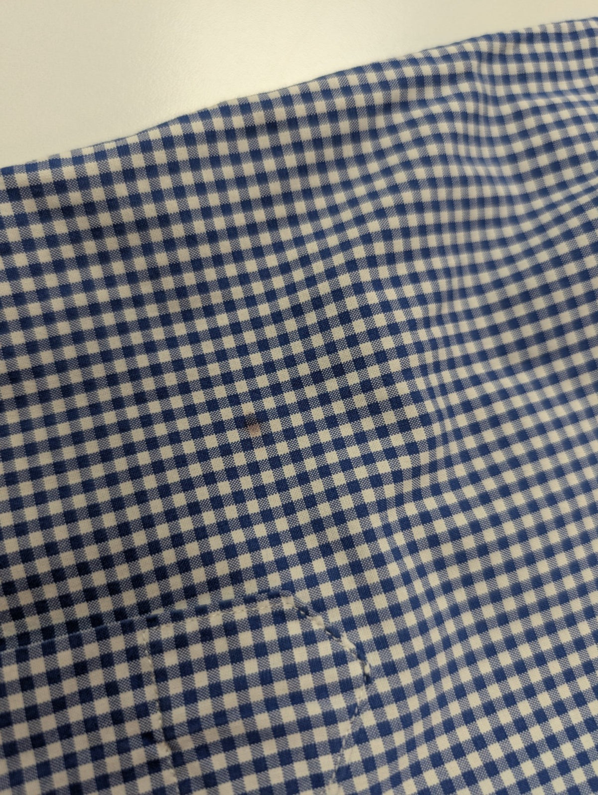 Chemise Polo Ralph Lauren Shirt Blake XL Vichy Bleu Logo Marine Button Down
