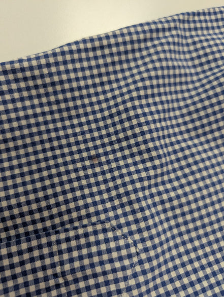 Chemise Polo Ralph Lauren Shirt Blake XL Vichy Bleu Logo Marine Button Down