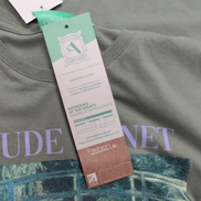 T-shirt Artistory Claude Monet The Water Lily Pond Kaki Taille S Neuf étiquette