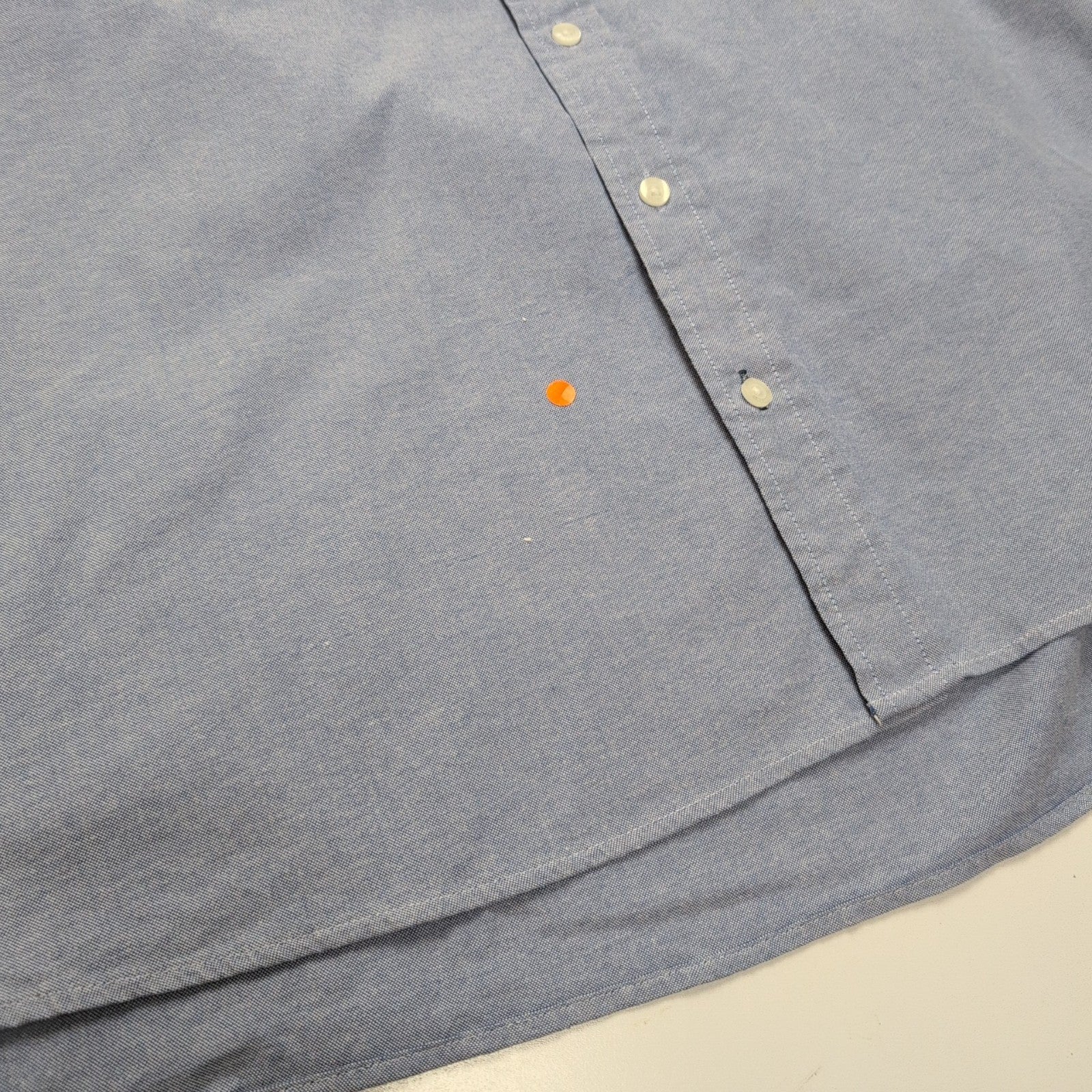 Chemise L.L. BEAN Homme XL Tall Bleu Clair Manches Courtes Poche