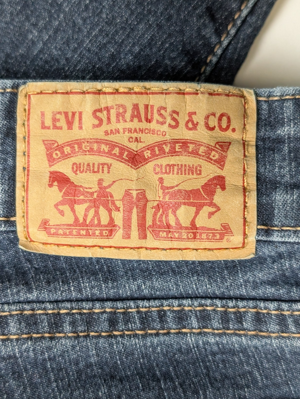 Jean Levi's Femme Bleu Denim Ultra Stretch W31 L30 Intemporel