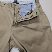 Pantalon Chino Tommy Hilfiger à Pinces Coupe Vintage Crème W34 L32