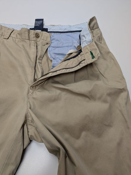 Pantalon Chino Tommy Hilfiger à Pinces Coupe Vintage Crème W34 L32