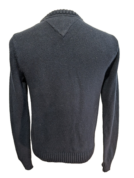 Pull Chaud Tommy Hilfiger Bleu Marine - Grand Logo - Taille S