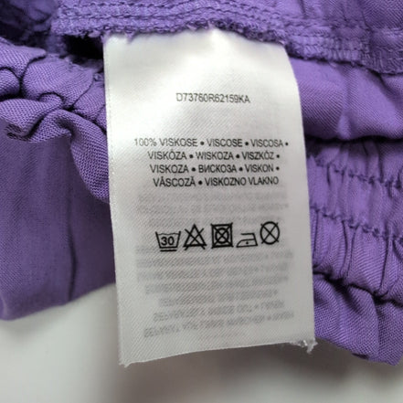 Short Femme XS Fresh Made Violet 100% Viscose Fluide Neuf avec Étiquette
