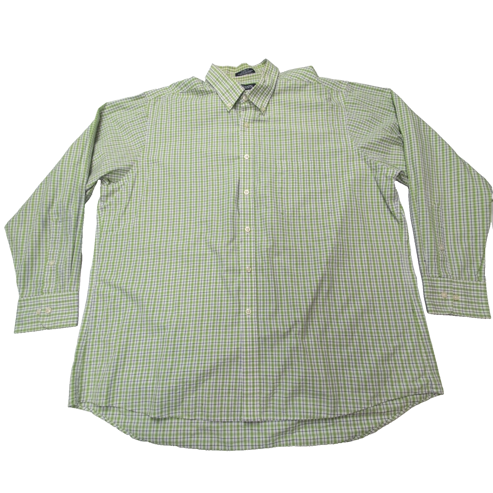 Chemise CHAPS verte à carreaux taille XXL #70e