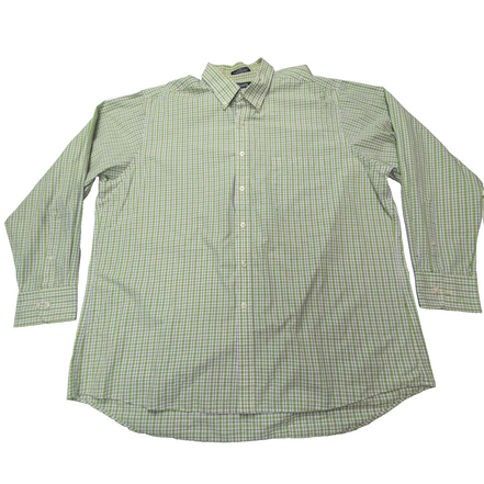 Chemise CHAPS verte à carreaux taille XXL #70e