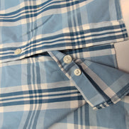 Chemise L.L Bean bleue à carreaux taille L #124e