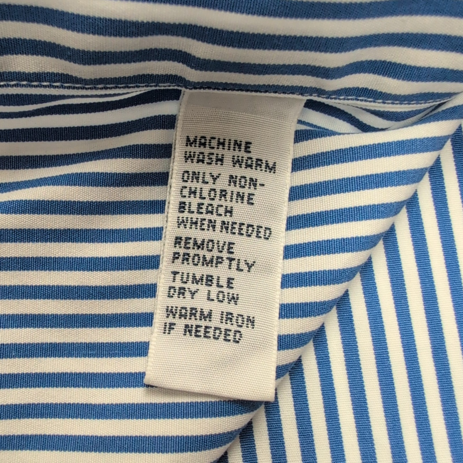 Chemise Ralph Lauren L Tall Bleue Rayures Logo Jaune Manches Longues