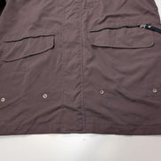 Doublure Manteau Armani Jeans 52 L/XL Bordeaux Noir Veste Liner Trench Chic 🧥
