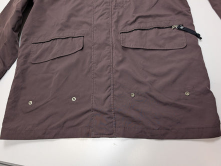 Doublure Manteau Armani Jeans 52 L/XL Bordeaux Noir Veste Liner Trench Chic 🧥