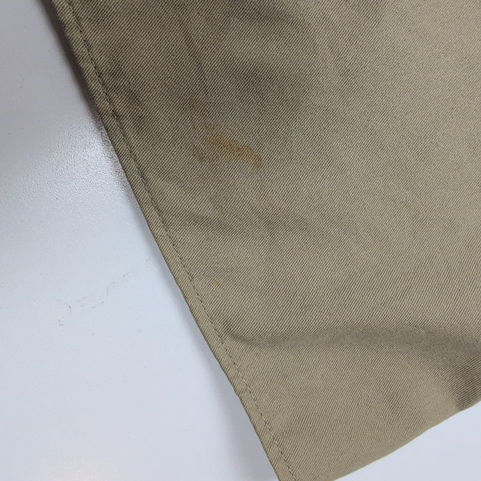 Chemise Dickies Marron Clair Workwear Manches Courtes 2 Poches Taille 2XL