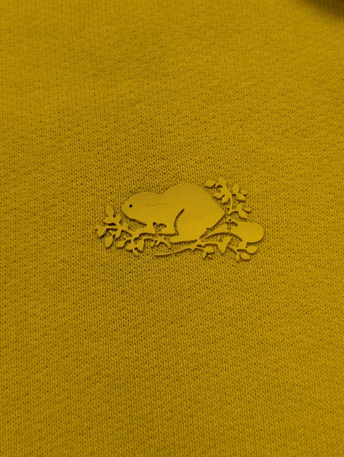 Sweat à capuche Roots Jaune et Gris Logo Poitrine Taille S