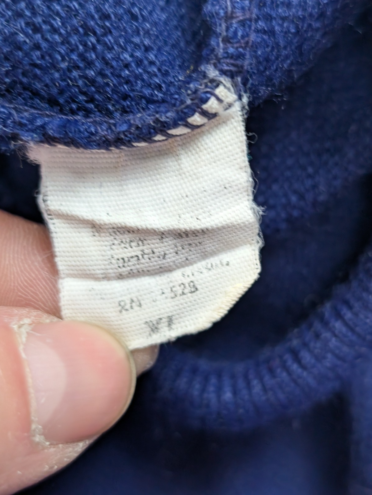 Pull LACOSTE Homme Vintage Bleu Marine Taille XL Excellent État Chic