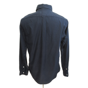 Chemise Ralph Lauren Slim Fit L bleu marine unie manches longues