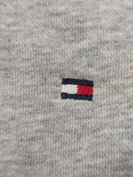 Sweat à Capuche Tommy Hilfiger Gris - Logo Brodé Poitrine - Taille M
